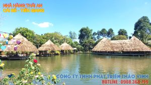 Đã thi công : Chòi lá Nhà Hàng Thái An, Cái Bè, Tiền Giang. ... BẠN ...