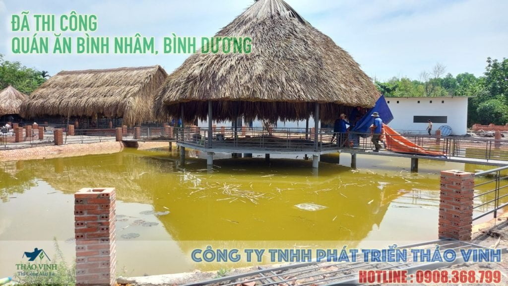  Đã thi công nhà mái lá : Quán ăn Bình Nhâm, Bình Dương ́ ̉ 