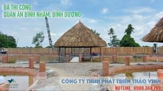 Đã thi công nhà mái lá : Quán ăn Bình Nhâm, Bình Dương