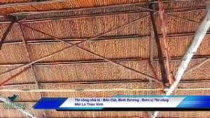 Đã thi công nhà mái lá : Gần Chợ Bến Cát ,Bình Dương
Diện tích : Ng