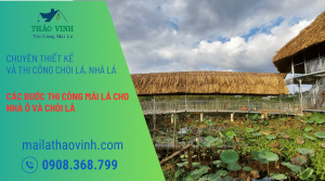 Các Bước Thi Công Mái Lá Cho Nhà Ở Và Chòi Lá